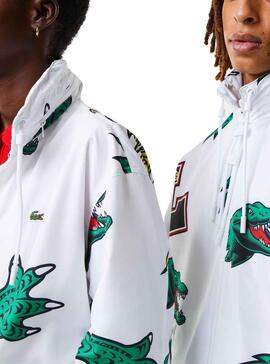 Veste Lacoste Cocodrile Party Homme Blanc