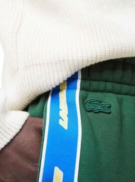 Pantalones de Survêtement Lacoste Holiday Homme Vert