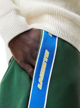 Pantalones de Survêtement Lacoste Holiday Homme Vert