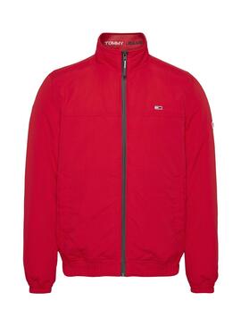 Veste Tommy Jeans Essential Padded Homme Rouge