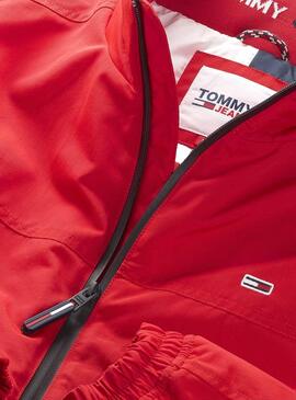 Veste Tommy Jeans Essential Padded Homme Rouge