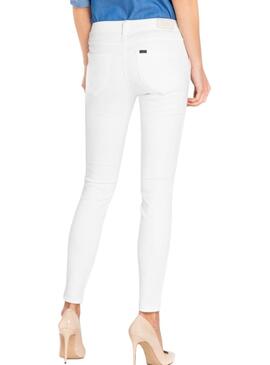 Jeans Lee Scarlett Blanc Femme 