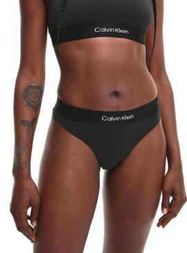 String Calvin Klein Basic pour Femme Noire