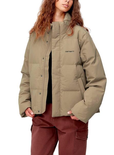 Veste Carhartt Padded pour Femme Brun