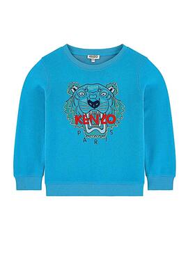 Sweat Kenzo Tiger JB Bleu Enfante