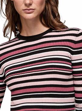 Pull Pepe Jeans Tiffani Multicolore pour Femme