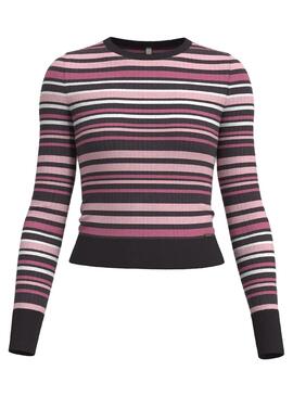 Pull Pepe Jeans Tiffani Multicolore pour Femme