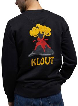 Sweat Klout Volcano Noire pour Homme et Femme