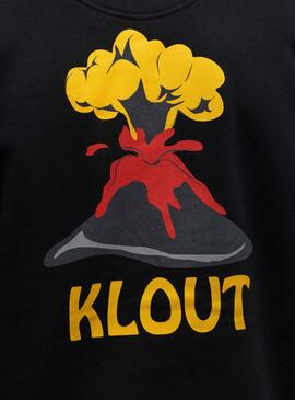 Sweat Klout Volcano Noire pour Homme et Femme