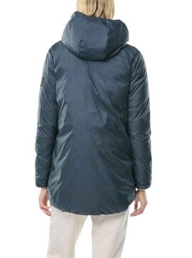 Veste Ecoalf Noir Reversible pour Femme Gris