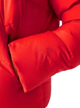 Veste Lacoste Doudoune pour Femme Rouge