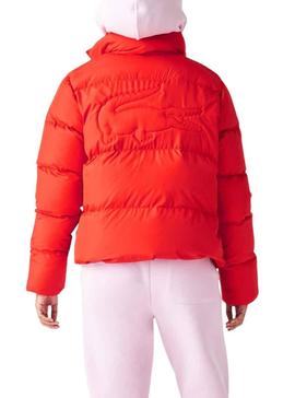 Veste Lacoste Doudoune pour Femme Rouge