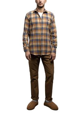 Chemise Klout Camel Cadres pour Homme