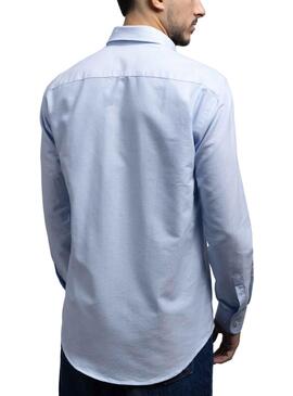 Chemise Klout Oxford Bleu clair pour Homme