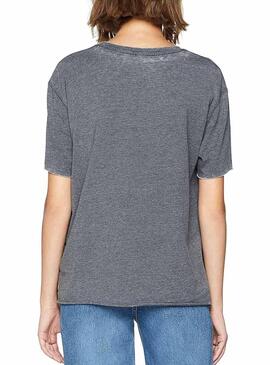 T-Shirt Only Olivia Gris Femmes