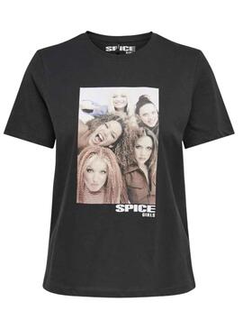 T-Shirt Only Spice Girls Noire pour Femme