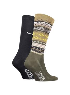 Pack 2 Chaussettes Levis Reg Cut Fair pour Homme