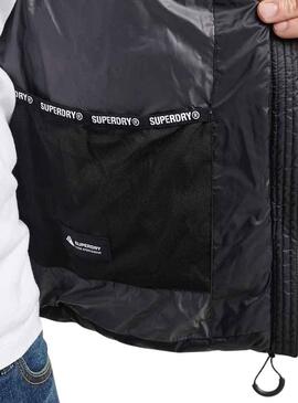 Veste Superdry Code Acolchada Homme Noire