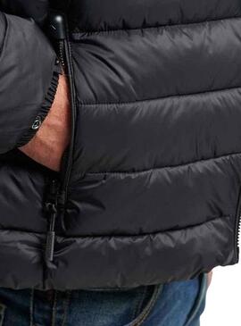 Veste Superdry Code Acolchada Homme Noire