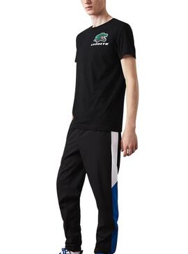 T-Shirt Lacoste Holiday Noire pour Homme