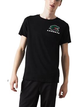 T-Shirt Lacoste Holiday Noire pour Homme