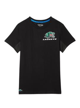 T-Shirt Lacoste Holiday Noire pour Homme