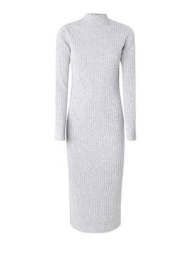 Robe Pepe Jeans Belinda pour Femme Gris