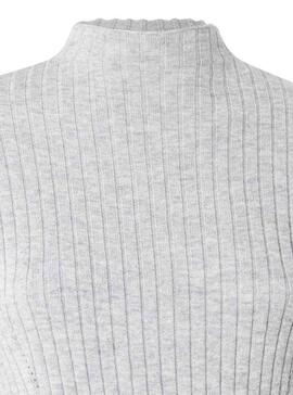 Robe Pepe Jeans Belinda pour Femme Gris