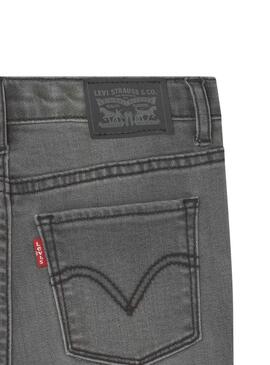 Jeans Levis 720 High Montée Fille Gris