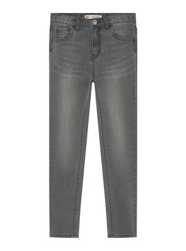 Jeans Levis 720 High Montée Fille Gris