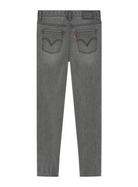 Jeans Levis 720 High Montée Fille Gris