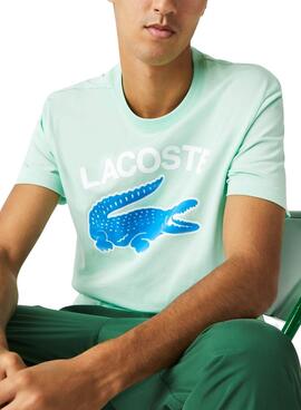 T-Shirt Lacoste Regular Fit pour Homme Vert