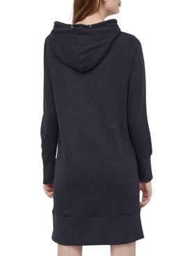 Robe Pepe Jeans Gisela Sweat Gris Femme