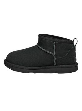 Bootss Ugg Classic Ultra Mini pour Fille Noires