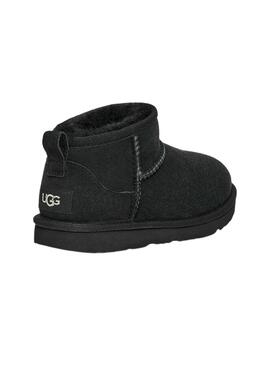 Bootss Ugg Classic Ultra Mini pour Fille Noires
