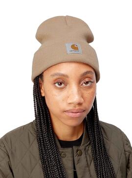 Chapeau Carhartt Short Watch Femme et Homme Beige