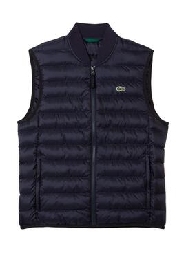 Gilet Lacoste Waterproof pour Homme Bleu Marine