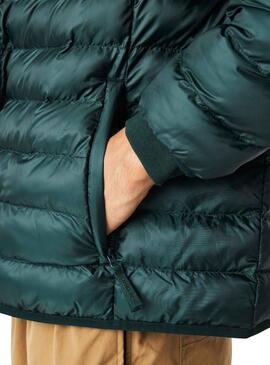 Veste Lacoste Matelassé Vert Homme