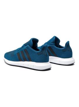 Baskets Adidas Swift Run J Bleu Ni ou