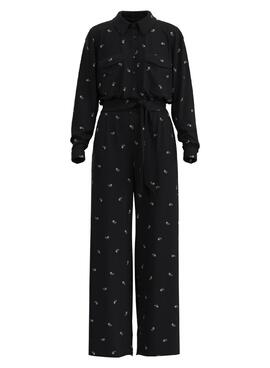 Jumpsuit Pepe Jeans Pam Printed Noire pour Femme