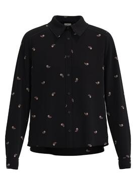 Chemise Pepe Jeans Priscila Paisley Noire Femme