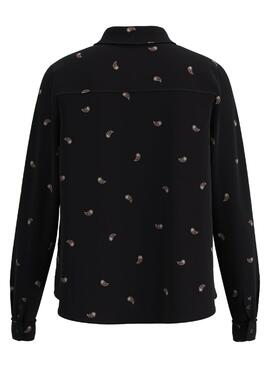 Chemise Pepe Jeans Priscila Paisley Noire Femme