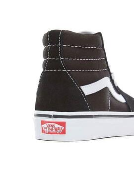 Sneaker Vans Sk8-Hi noir pour garçon et fille.