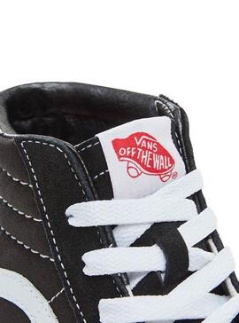 Sneaker Vans Sk8-Hi noir pour garçon et fille.