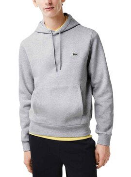 Sweat Lacoste SH9623 Gris pour Homme