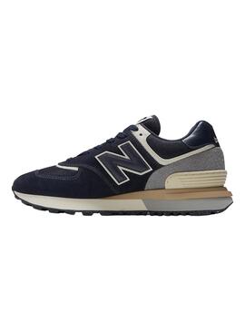 Baskets New Balance 574 Bleu Marine pour Homme