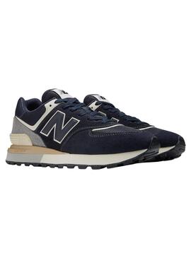 Baskets New Balance 574 Bleu Marine pour Homme