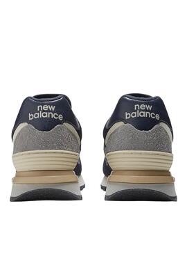 Baskets New Balance 574 Bleu Marine pour Homme
