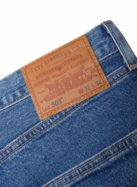 Jeans Levis 501 Original Bleu Homme