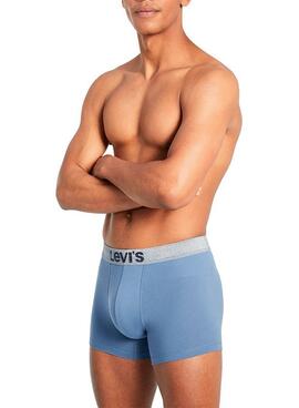 Pack 3 Slip Levis Coffret cadeau Bleu Marine Homme